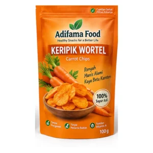 Keripik Wortel Adifama Food – Pilihan 50 g, 100 g, 200 g & 250 g