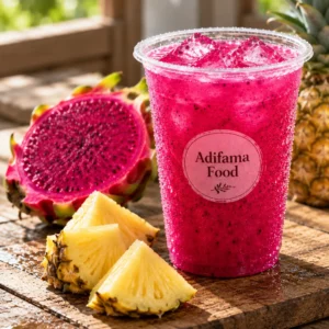 Jus Buah Naga Nanas