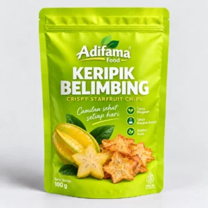Keripik Belimbing Adifama Food – Pilihan 35 g, 50 g, 100 g, 150 g & 250 g