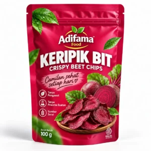 Keripik Bit Adifama Food – Pilihan 50 g, 100 g, 150 g & 250 g