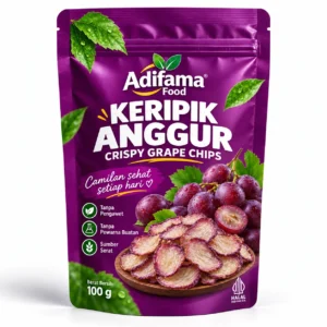 Keripik Anggur Adifama Food – Pilihan 35 g, 50 g, 80 g, 100 g & 200 g