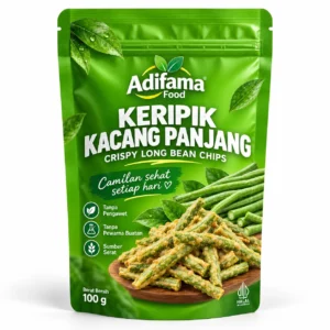 Keripik Kacang Panjang Adifama Food – Pilihan 50 g, 100 g, 200 g & 250 g