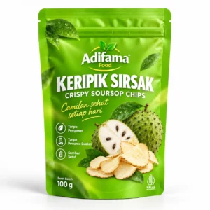 Keripik Sirsak Adifama Food – Pilihan 50 g, 100 g, 250 g & 500 g