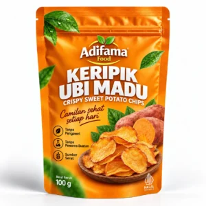Keripik Ubi Madu Adifama Food – Pilihan 100 g, 250 g, 500 g & 1 kg