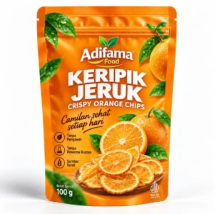 Keripik Jeruk Adifama Food – Pilihan 35 g, 50 g, 100 g, 150 g & 250 g